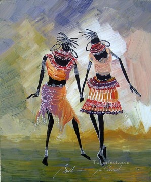  bailarines Arte - bailarines negros africanos